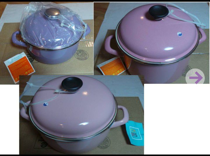 Emil's Chef collection double handled deep pot with venting lid for Sale in  Everett, WA - OfferUp