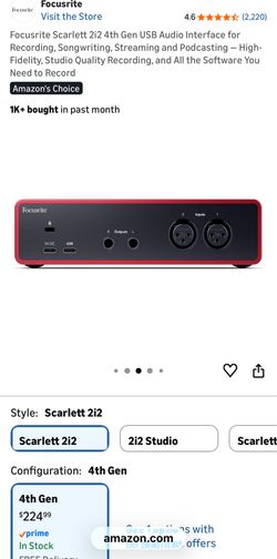 Interface Scarlett