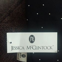 Black With Silver Rhinestones Scarf