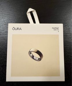 Oura Ring 5 - Gold - Size 8