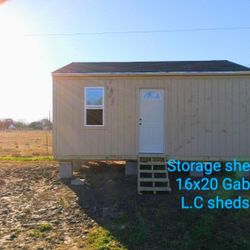 L.C. Sheds Construction 🚧⚒️🏘️ 16×20 GABLE