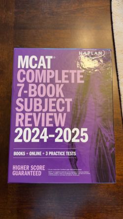 Kaplan MCAT Complete 7-Book Subject Review Set (2024–2025 edition)