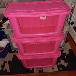 3 stackable 50 lbs Toy Bins by Homz
Only $30 OBO for all 3
