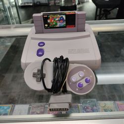 Super Nintendo Jr With Yoshis Island 