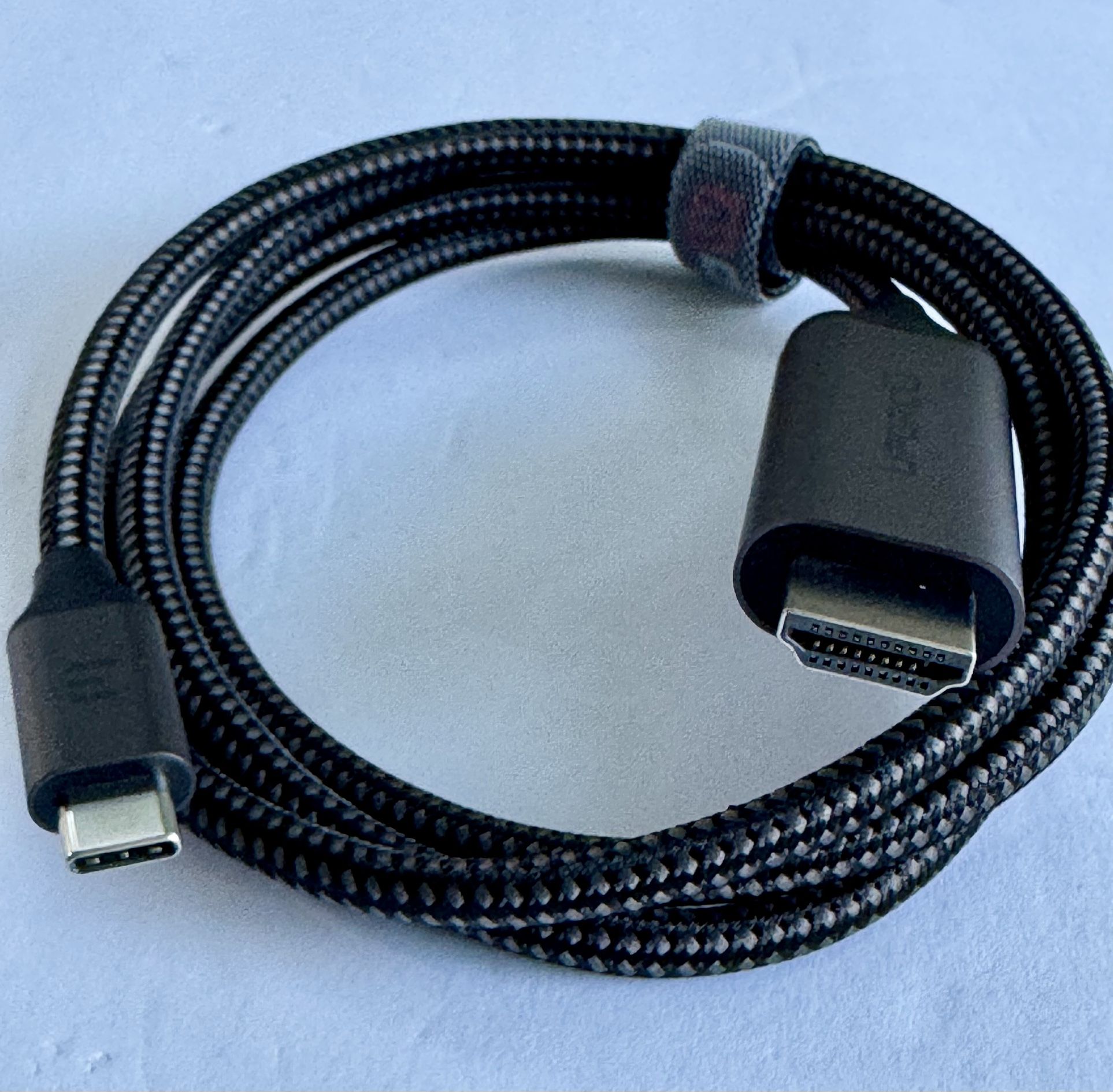 USB C to HDMI Cable（6FT）, [4K, High-Speed] USB Type C to HDMI Cable for Home Office, [Thunderbolt 3/4 Compatible] for Chromebook,for MacBook Pro/Air 2