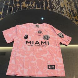 Pink Inter Miami Bape T-Shirt