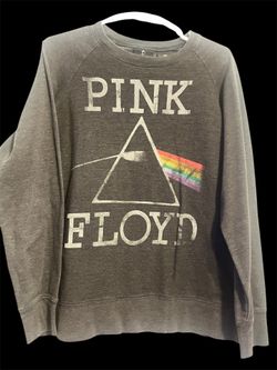 Pink Floyd Dark Side Of The Moon Graphic Sweatshirt. Carcoal grey men