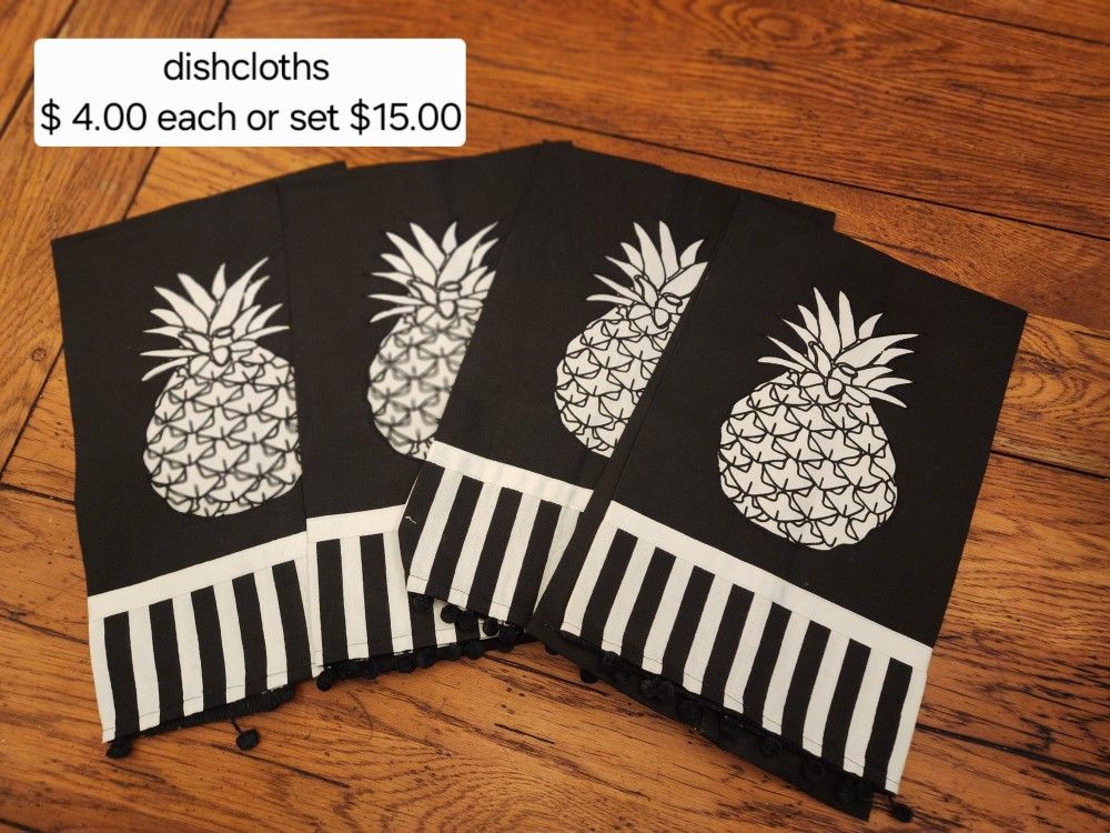 Kitchen Towels, Table Runner and Pillow Covers