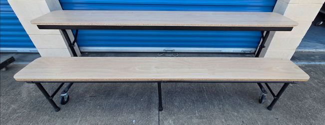 8 ft Mobile Convertible Tables