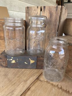 🍯 Quirky Trio of Vintage-Style Mason Jars – Mix, Match & Collect! 🥒