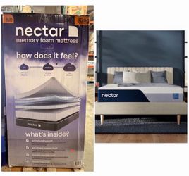 Nectar 12” Medium Plush Memory Foam Mattress in KING Brand New in Box Only $349