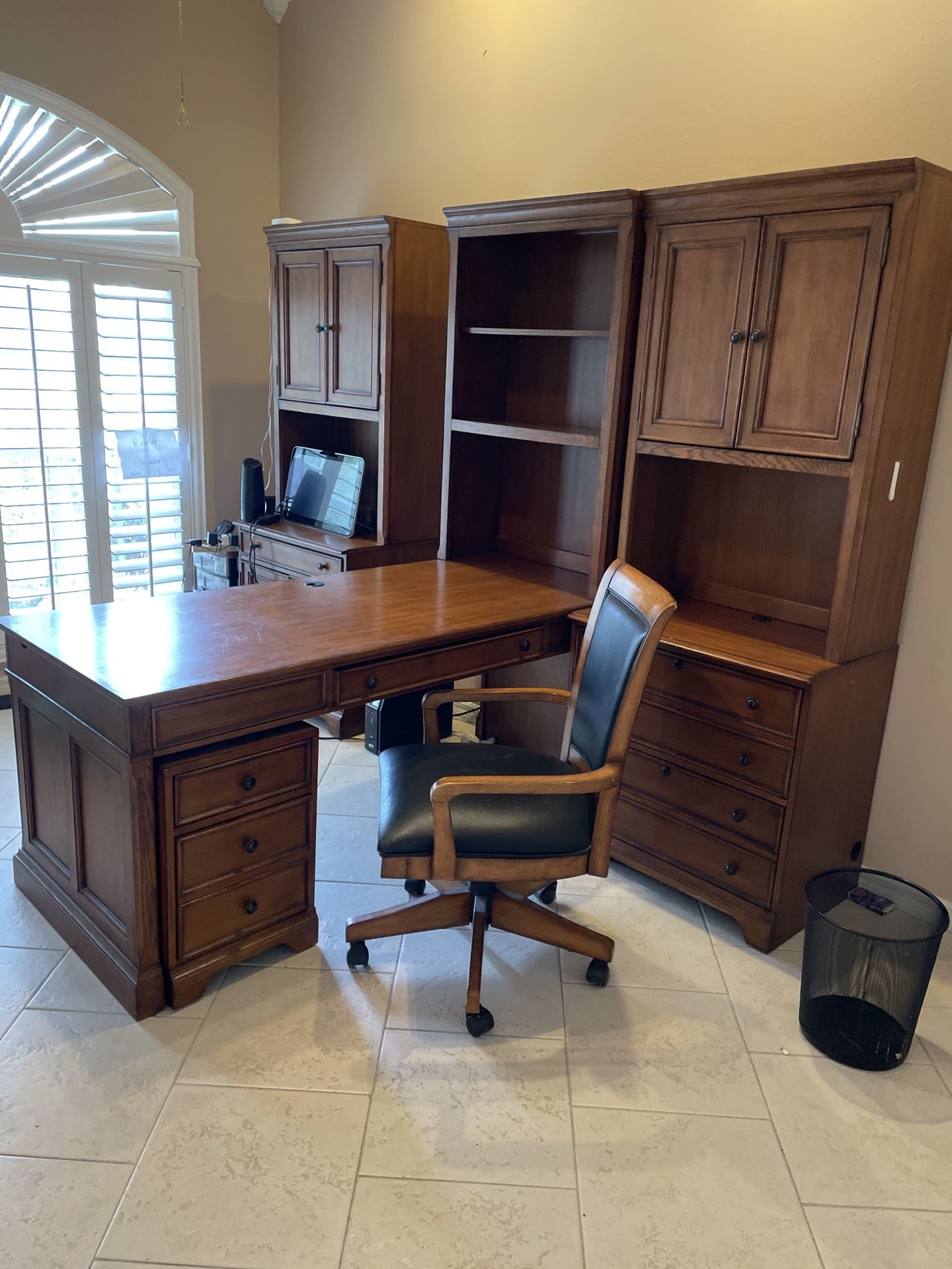 Solid Wood Office Suite