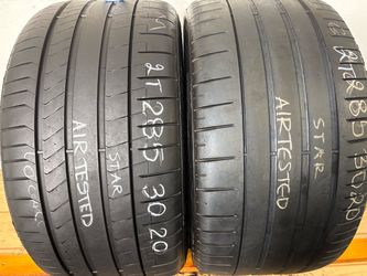 2 tires 285 30 20 pirelli p zero pz4 star no repairs
