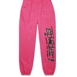 Pink Sp5der Pants