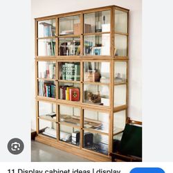 HD Buttercup Cabinet Glass & Weather Oak 