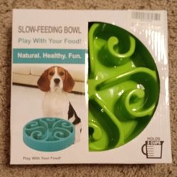 Slow Feeder Dog Bowl - NEW