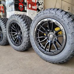 20" FUEL REBEL wheels/rims 33x12.50R20 Tires