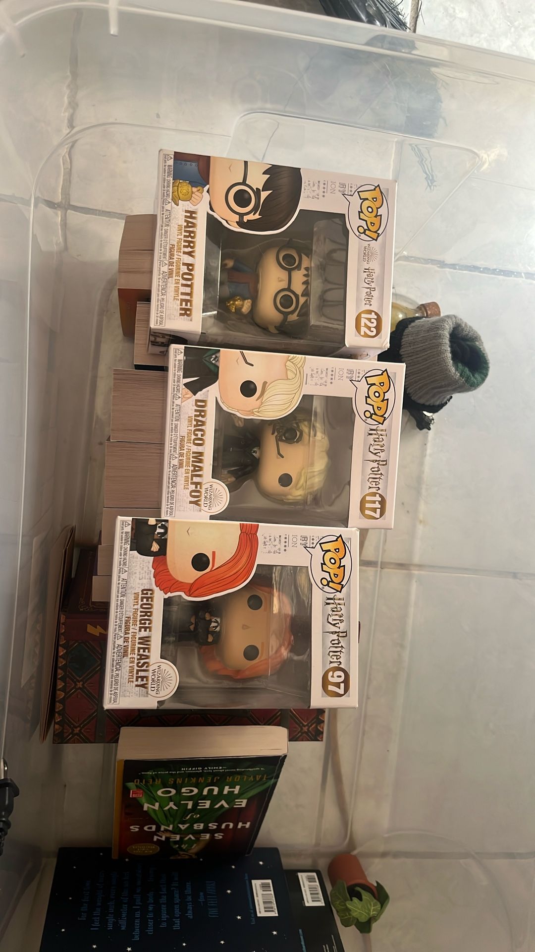 HARRY POTTER DRACO MALFOY GEORGE WEASLEY Funko Pops