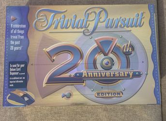 Trivial Pursuit: 20th Anniversary Edition New Sealed