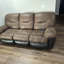 Two Sofa Recliners 