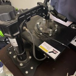 Heat press With attachments.