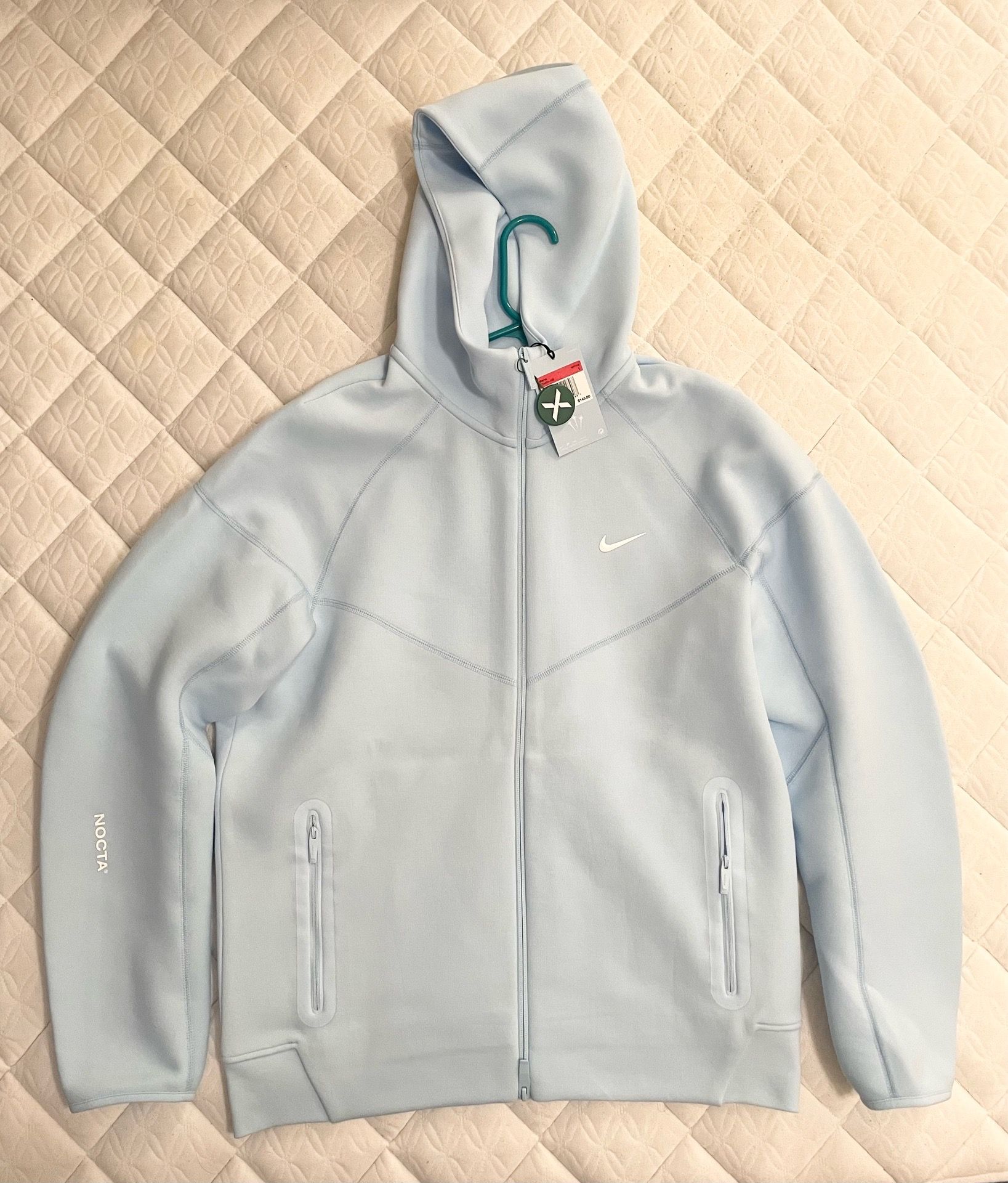 Very Rare Nike NOCTA Tech Fleece Hoodie / Baby Blue / Size L / Excellent Condition / Pickup