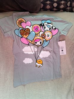 1290 NWT Gudetama x Tokidoki Graphic T-Shirt Size Small $10.00