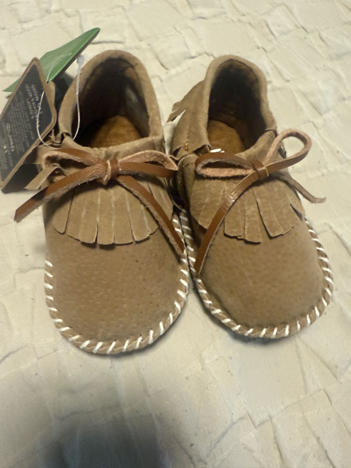 baby fringe moccasins