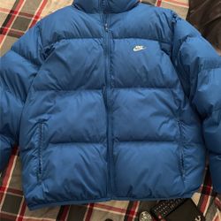 Blue Nike Puffer