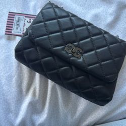 Quilted Black Purse 