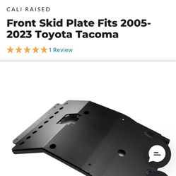 CALI RAISED Skid Plate For Toyota Tacoma’s (2005-2023)