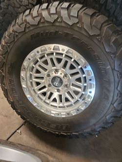 17x9 axd rims 6 lug 6x139 6x5.5 on used tires 35 1250 17