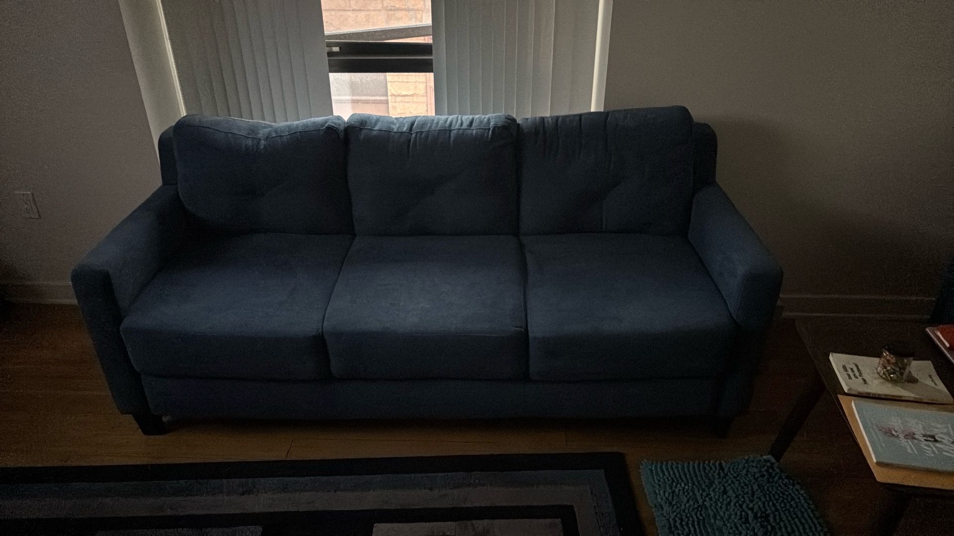 Navy Blue Couch 