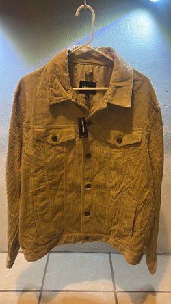 Express Curdoroy Beige Mens Jacket XL