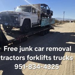 Junk Car Removal Trucks Tractors Forklifts Dump Trucks 