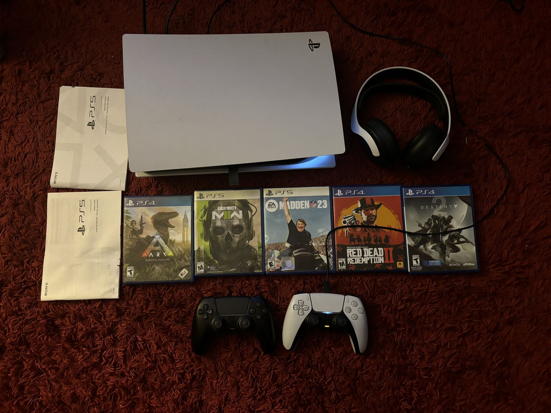 PS5 (including games, controllers, & headset)