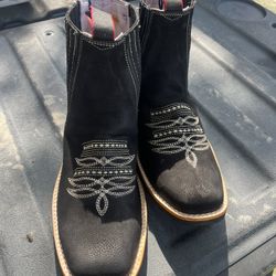 Botines Para Hombre Color Black