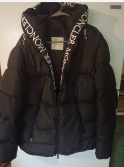 Moncler black puffer jacket