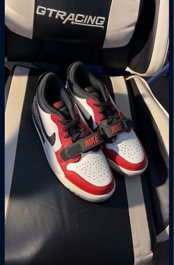 Jordan’s Nike Low-Top Sneakers Red White Black