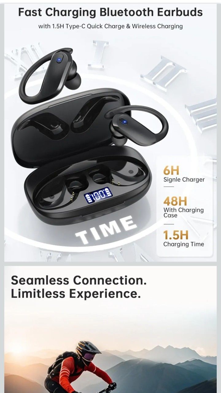 NEW UNOPENED- Wireless Sports earbuds