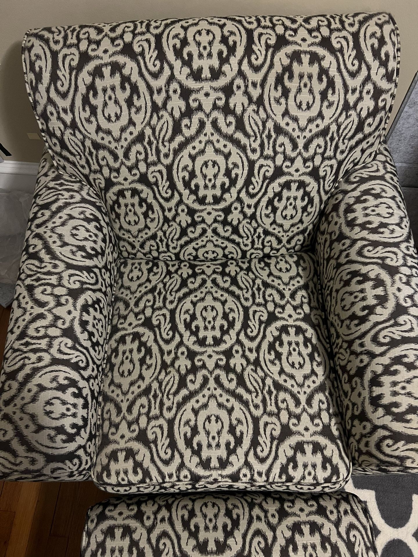 Armchair and Ottoman