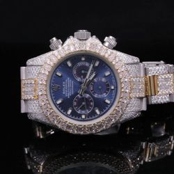 Moissanite Vvs1 Fully Iced Out Rolex Watches