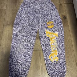 Vintage Kids Lakers Basketball Joggers Size 5-6 