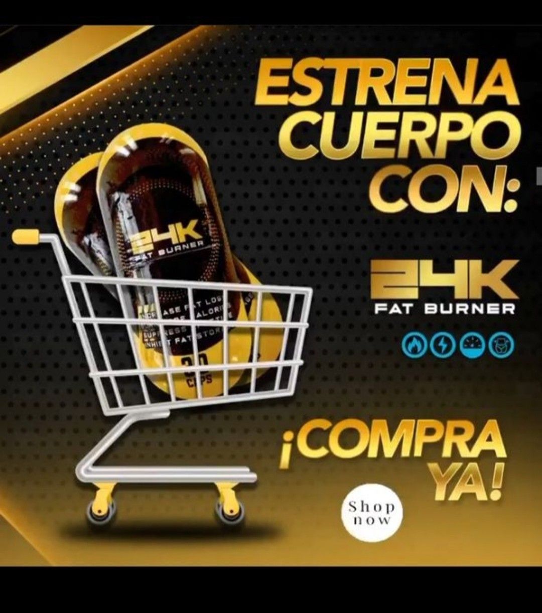 24k fat burner quema grasa nuevo de mexico