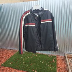 Mens Leather Jacket M