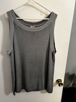 Chicos. Xl. Size 3. Black White Tunic Top  