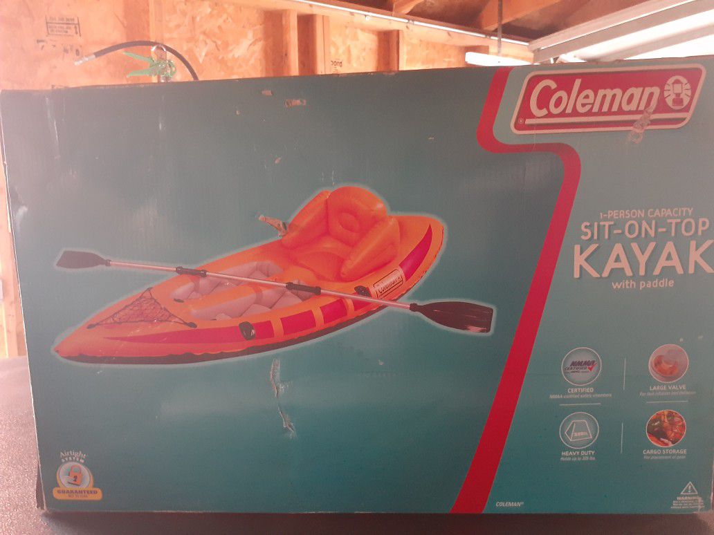 New Coleman Sit On Top Kayak