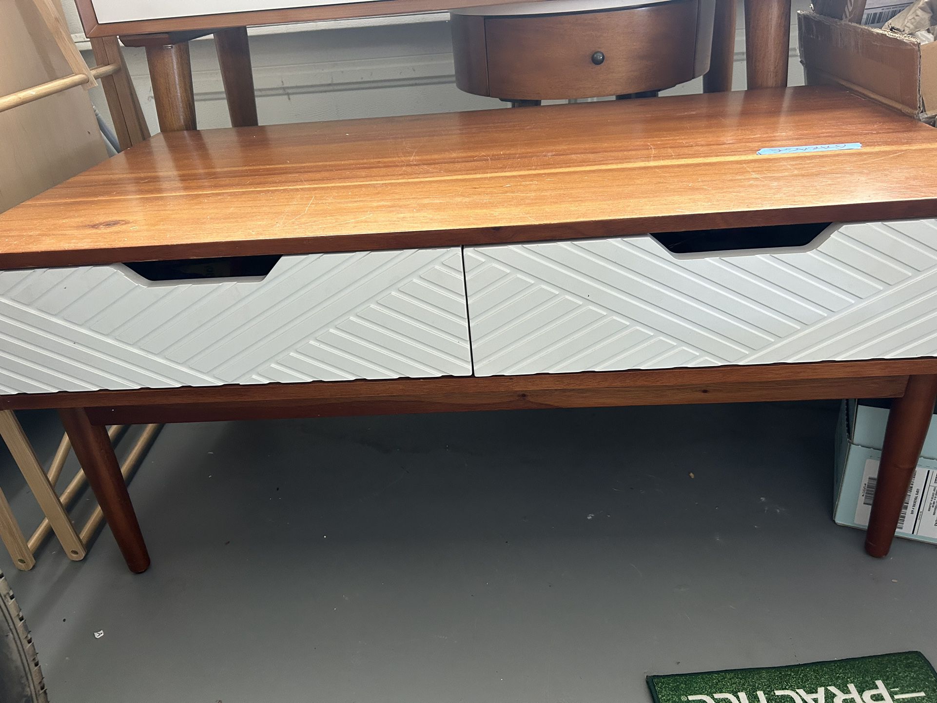 Lower Storage Table w drawers