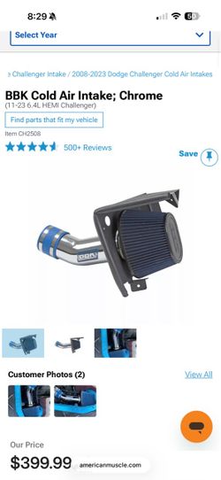 Bbk cold air intake 5.7 6.4 hellcat challenger charger mopar