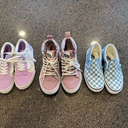 Girls Vans Shoes - Size 1/1.5